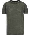SP320 Spasso Crew Neck Linen T-Shirt organic khaki colour image